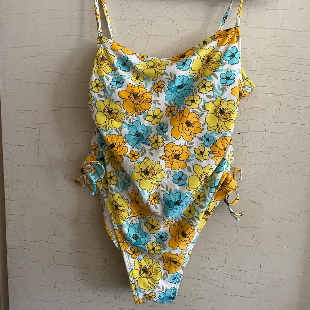 Xhileration Floral Swimsuit